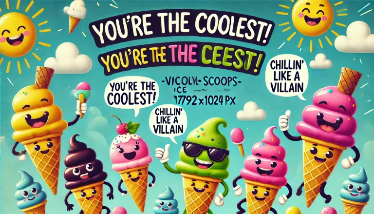 Ice Cream Puns That Are Too Cool to Handle!
