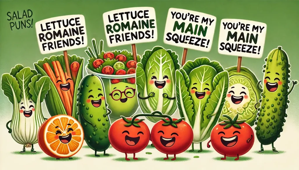 125 Salad Puns That Are Dressing Up the Fun!