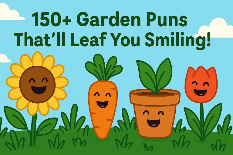 150+ Garden Puns That'll Leaf You Laughing!