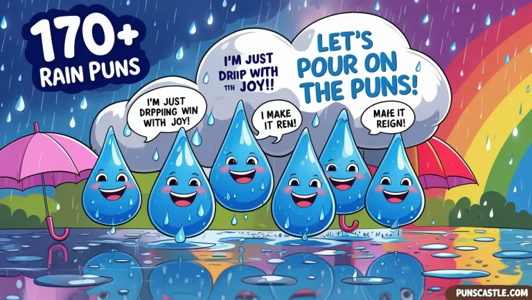 170+ Rain Puns That’ll Drizzle You With Laughs