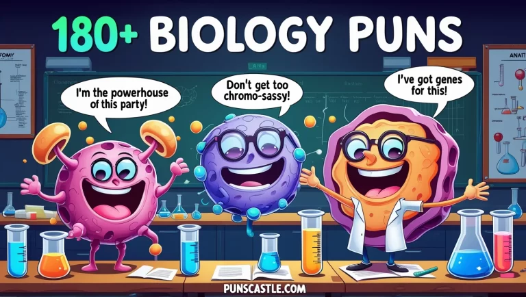 180+ Biology Puns That Cell-f Scientists Love