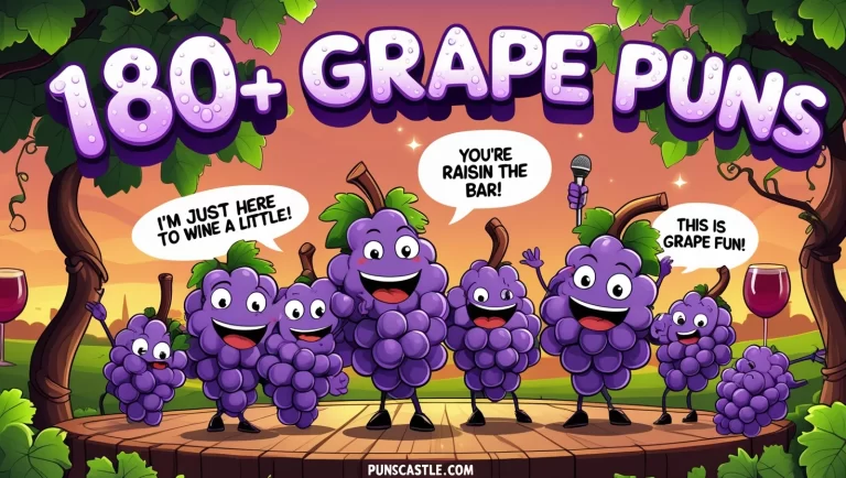 180+ Grape Puns That’ll Never Leave You Sour
