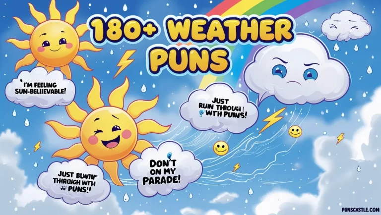 180+ Weather Puns That Are Totally Clime-worthy