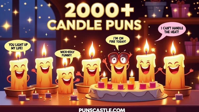 200+ Candle Puns That Are Simply Wax-tra Funny